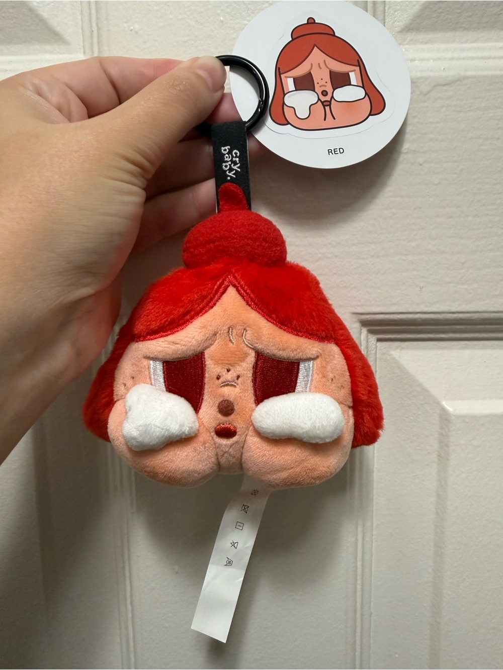 Cry baby -Red bag charm